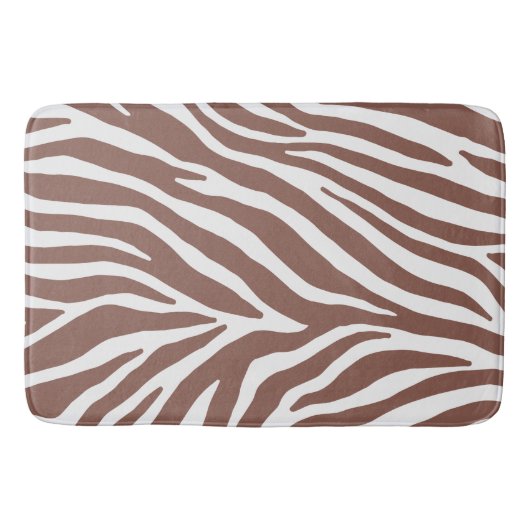 Zebra Stripes Pattern バスマット (正面)