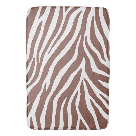 Zebra Stripes Pattern バスマット (正面縦)
