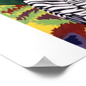 ZEBRA SUNSET,アフリカコレクション ポスター (角)