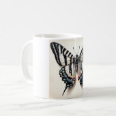Zebra Swallowtail Butterfly 040624IREF122 - Waterc コーヒーマグカップ (正面左)