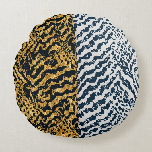 Zebra tiger rock ! ラウンドクッション (正面)