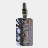 Zebra Twinsダブル撮影 ラゲッジタグ (正面縦)