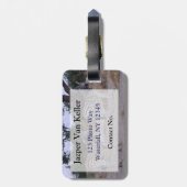 Zebra Twinsダブル撮影 ラゲッジタグ (裏面縦)