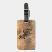 Zebra wildlife photography Africa Safari動物 ラゲッジタグ (正面縦)