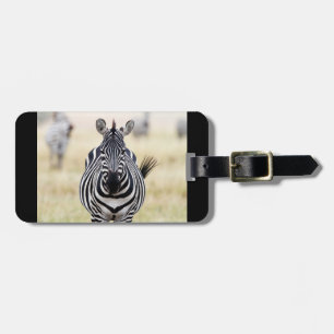 Zebra wildlife photography Africa Safari動物 ラゲッジタグ