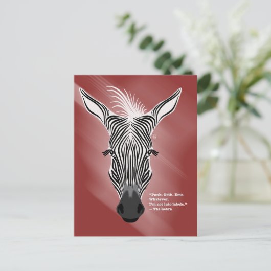 Zebra without Labels Postcards シーズンポストカード (スタンド正面)