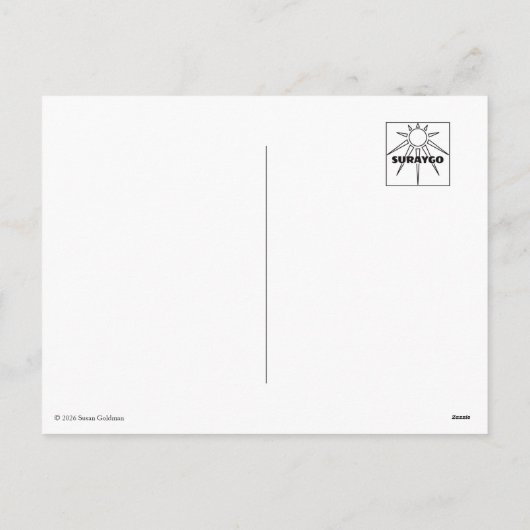 Zebra without Labels Postcards シーズンポストカード (裏面)