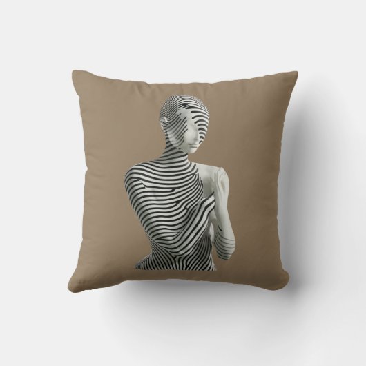 Zebra Woman クッション (裏面)