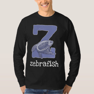 Zebrafish Alphabet Letter Fish  Kids Tシャツ