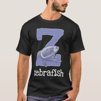 Zebrafish Alphabet Letter Fish  Kids Tシャツ