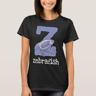 Zebrafish Alphabet Letter Fish  Kids Tシャツ