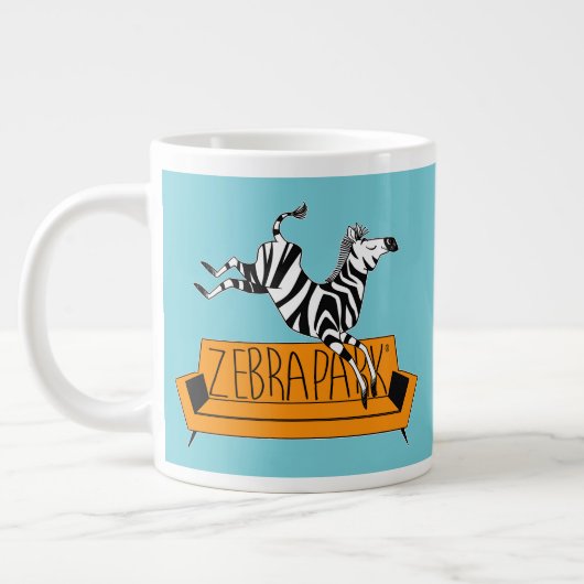 ZebraParkロゴマグ ジャンボコーヒーマグカップ (左)