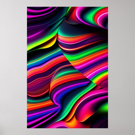 #ZebraPattern #WildlifeArt #AnimalPrint ポスター (正面)