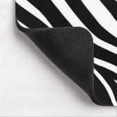 Zebraprint muismat マウスパッド (コーナー)
