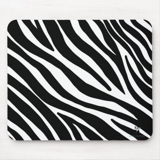 Zebraprint muismat マウスパッド (正面)