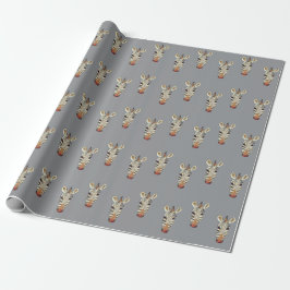 Zebra's Head Wrapping Paper ラッピングペーパー