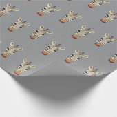 Zebra's Head Wrapping Paper ラッピングペーパー (角)