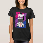 Zebras Pride Bisexual Flag LGBTQ Proud Ally Pride  Tシャツ (正面)