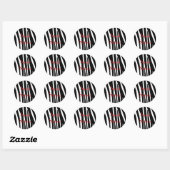 zebravertical,Sweet sixteen..sticking ラウンドシール (シート)