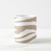 Zebre beige コーヒーマグカップ (中央)