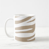 Zebre beige コーヒーマグカップ (左)