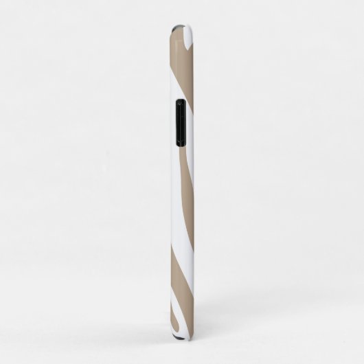 Zèbre beige Case-Mate iPhoneケース (裏面/右)