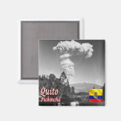 zEC007 QUITO, Pichincha,エクアドル,アメリカ,冷蔵庫 マグネット (正面/裏面)