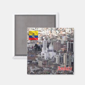 zEC024 AMBATO、エクアドル、アメリカ、冷蔵庫 マグネット (正面/裏面)