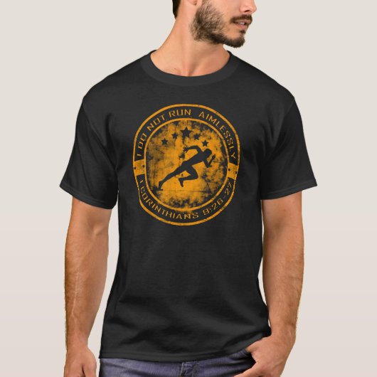 zechjohnが提案する信仰にインスパイアされたアスリートデザイン tシャツ (正面)