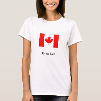 Zedへのflag_canada、 Tシャツ