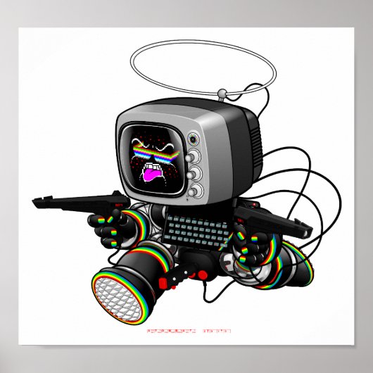 ZED HEX v1.0プリント ポスター (正面)