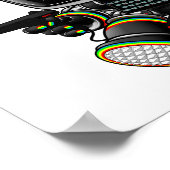 ZED HEX v1.0プリント ポスター (角)