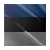 zEE002 エストニアの国旗 エストニア - タイル (正面)