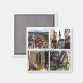 zEE003タリンエストニア冷蔵庫 マグネット (正面/裏面)