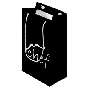 Zee Chef フランスの Black SGB スモールペーパーバッグ