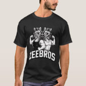 Zeebros Cute Zebra Duo Design For Zebros Lovers  Tシャツ (正面)