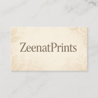 ZeenatPrintsモダンによる名刺 名刺