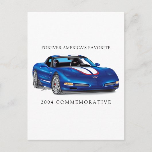 ZEEOSの自動車アートコレクション ポストカード (正面)