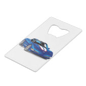 ZEEOSIX コレクタブル オート アート クレジットカード栓抜き (裏面アングル)