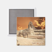 zEG017 GIZA, SPHINX,エジプト,アフリカ,冷蔵庫 マグネット (正面/裏面)