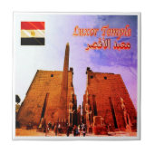 zEG028 EGYPT, Luxor Temple，入り口，冷蔵庫 タイル (正面)