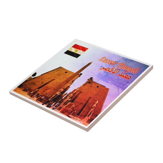 zEG028 EGYPT, Luxor Temple，入り口，冷蔵庫 タイル (側面)