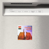 zEG028 EGYPT, Luxor Temple,入り口,冷蔵庫 マグネット (インサイチュ (食洗機))