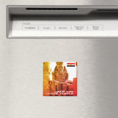 zEG029 EGYPT, Luxor Temple，アフリカ，冷蔵庫 マグネット (インサイチュ (食洗機))