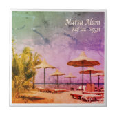 zEG035 MARSA ALAMビーチ、紅海、エジプト、 タイル (正面)