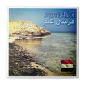 zEG046 MARSA ALAM，紅海，エジプト， タイル (正面)