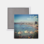 zEG048 SHARM EL SHEIK、紅海、エジプト、冷蔵庫 マグネット (正面/裏面)