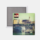 zEG049 LUXOR, EGYPT，アフリカ，冷蔵庫 マグネット (正面/裏面)