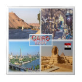 zEG056 CAIRO，エジプト，モザイク，アフリカ， タイル (正面)