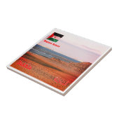 zEH003 DAKHLA，西サハラ，アフリカ， タイル (側面)